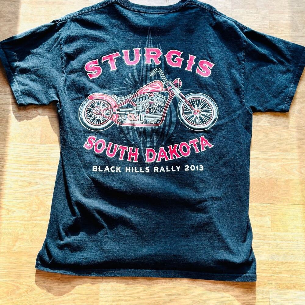 STURGIS BIKER T SHIRT LARGE